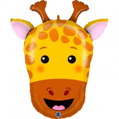 Balloon Foil SuperShape Giraffe Head 72cm Ea
