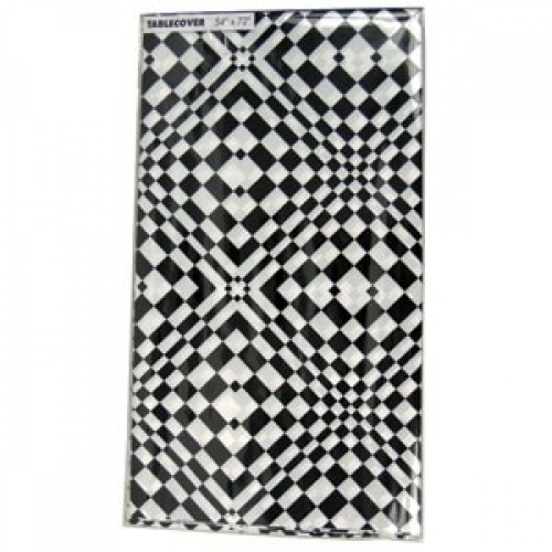 Tablecover Chequered 1.35m x 2.7m Ea