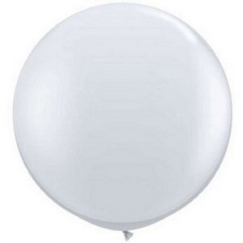 Balloon Latex Jumbo 91cm Clear ea
