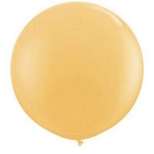 Balloon Latex Jumbo 76cm Metallic Gold ea LIMITED STOCK