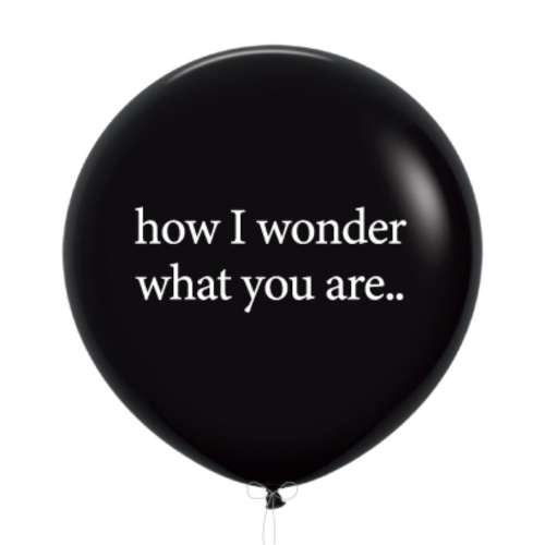 Balloon Latex Jumbo 90cm Gender Reveal How I Wonder Ea