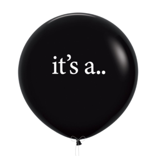 Balloon Latex Jumbo 90cm Gender Reveal It's a Ea