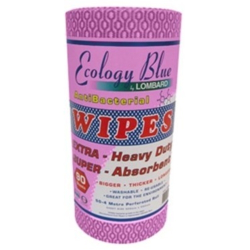Wipes Red Ecology Roll 50.4m 30x56cm Ea use 7711