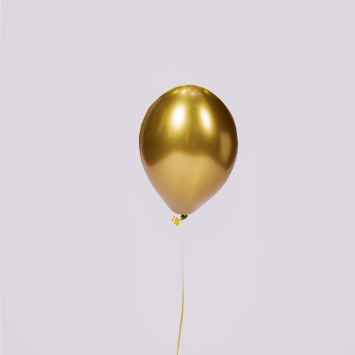 Balloon Inflation with Chrome 28cm Latex Balloon Ea