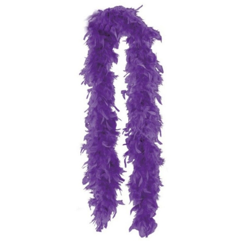 Feather Boa Purple Ea