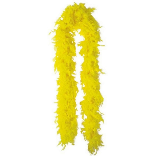 Feather Boa Yellow Ea