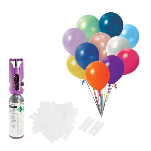 Helium Balloon Deal 40 Metallic Hire Kit