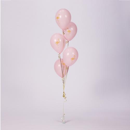 Fancy 5 Premium Balloon Bouquet Ea - Printed, Premium & Chrome Latex