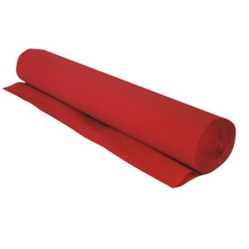 Crepe Roll Red 50cmx 25m Ea
