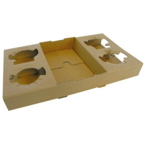 Carry Tray 4 Cup 292x180x38mm Ctn 100