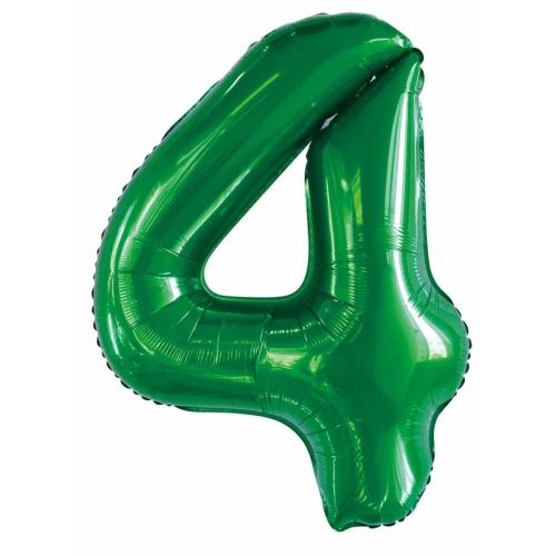 Balloon Foil Megaloon 86cm 4 Green Ea