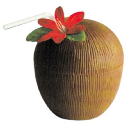 Luau Cup Coconut 16oz Plastic Ea