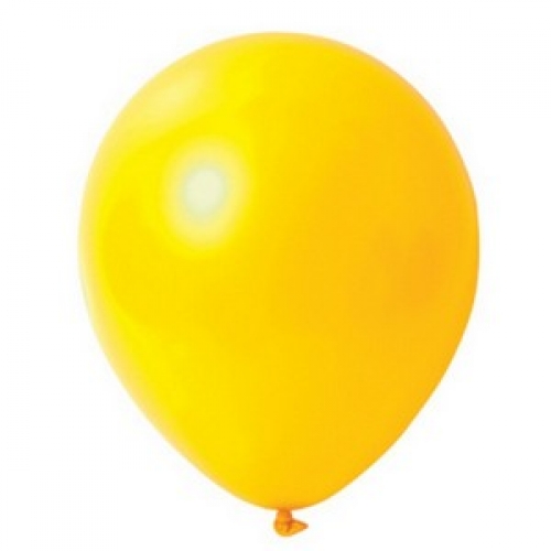Balloon Latex 28cm Standard Yellow Pk 50