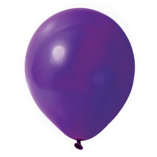 Balloon Latex 28cm Standard Purple Pk 50