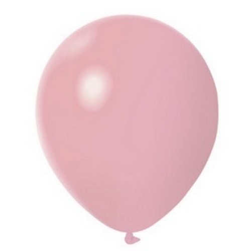 Balloon Latex 28cm Metallic Pink Pk 50