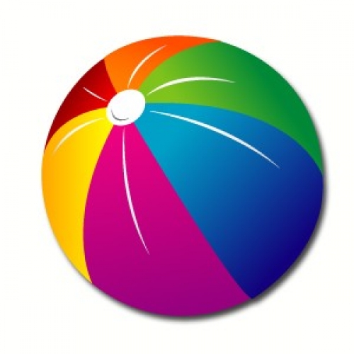 Cut Out Beach Ball Ea LIMITED STOCK