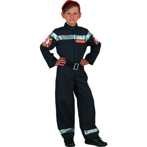 Costume Fire Fighter Child Large Ea