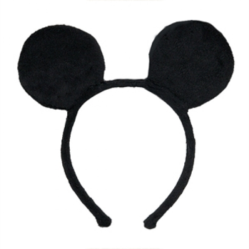 Headband Mouse Ear Black Ea