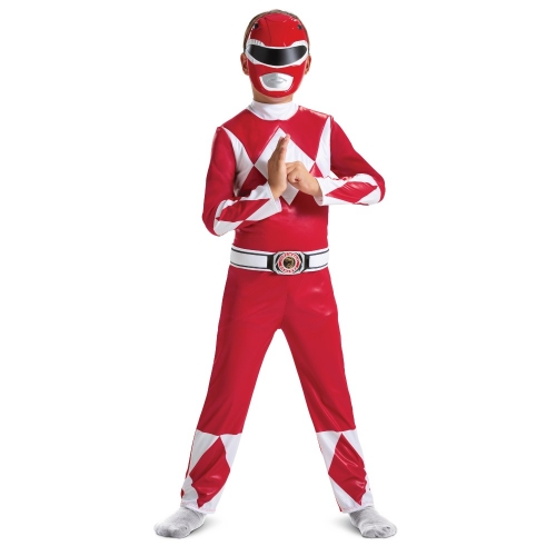 Costume Power Ranger Red Child Medium Ea