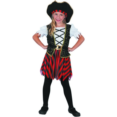 Costume Pirate Girl Child Medium Ea