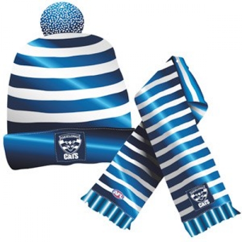 Geelong Scarf and Beanie Cut Outs Pk 1 COLLECTORS EDITION