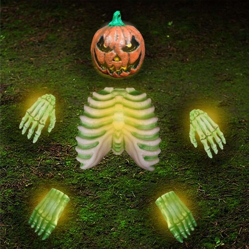 Pumpkin Skeleton Sam LED Groundbreaker 85cm Ea