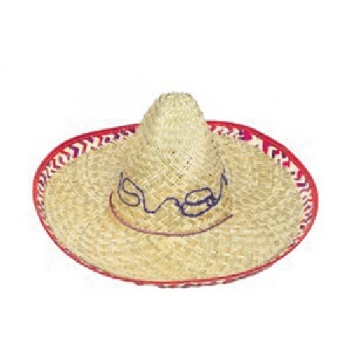 Hat Mexican Sombrero Straw Ea