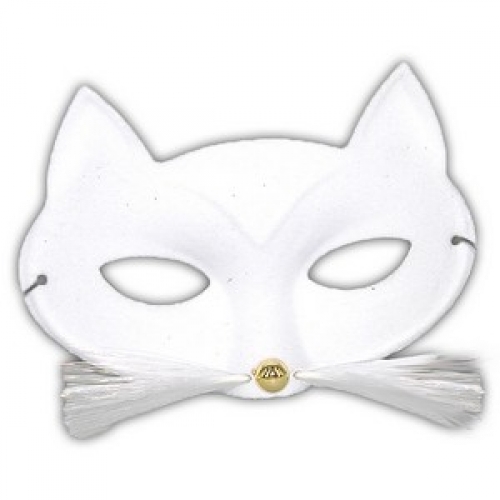 Mask Tabby Cat White Ea LIMITED STOCK