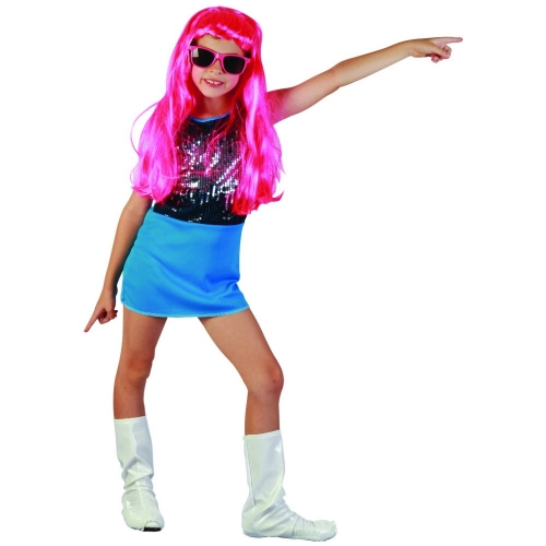 Costume Rockstar Girl Child Medium Ea