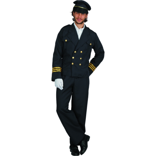 Costume Airline Captain Adult Large Ea