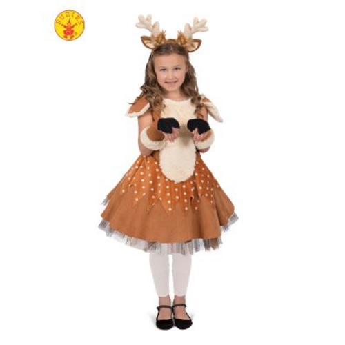 Costume Christmas Reindeer Dress Child Medium Ea