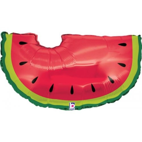 Balloon Foil SuperShape Watermelon Slice 87cm Ea