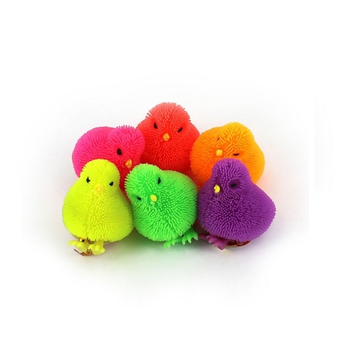 Easter Squishy Chick Light Up 6cm Ea
