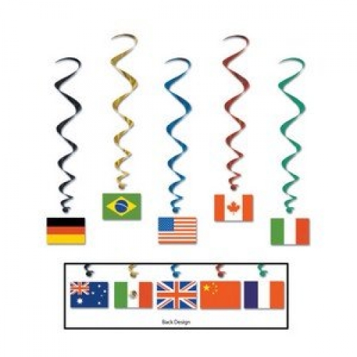 International Whirls Flag Pk 5