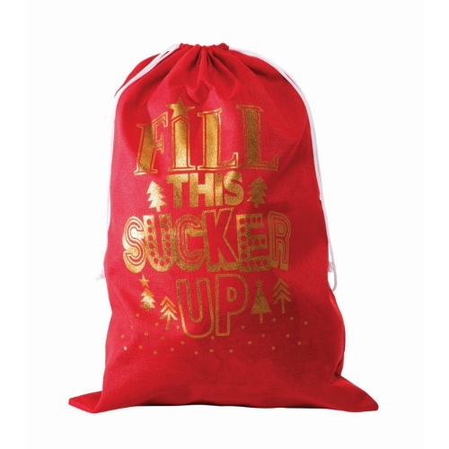 Christmas Sack Fill This Up 70cm Ea LIMITED STOCK