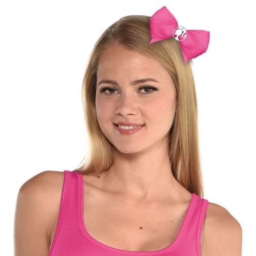 Barbie Hair Bow Clip Pink Ea