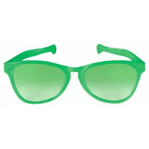 Glasses Jumbo Green 28cm Ea