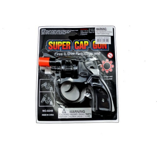 Gun Cap Gun Black 12.5cm