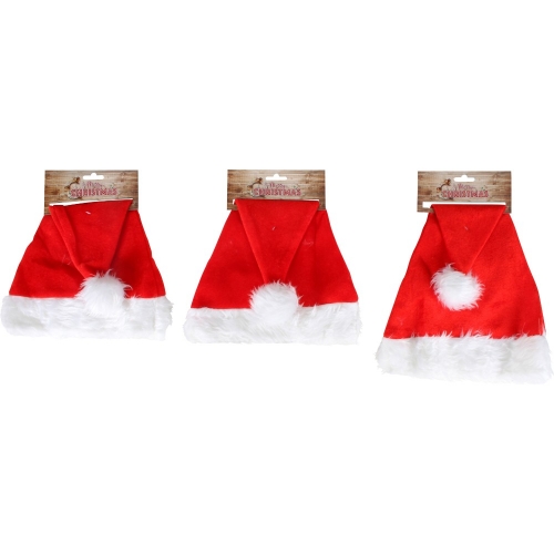 Christmas Hat Santa Assorted Sizes Ea LIMITED STOCK