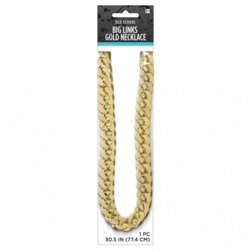 Necklace Big Links Gold 77cm Ea