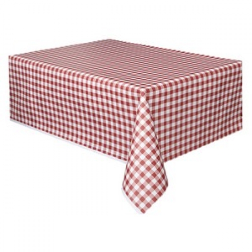 Tablecover Red Gingham Ea