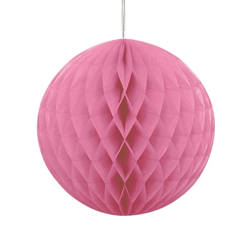Honeycomb Ball 20cm Hot Pink ea