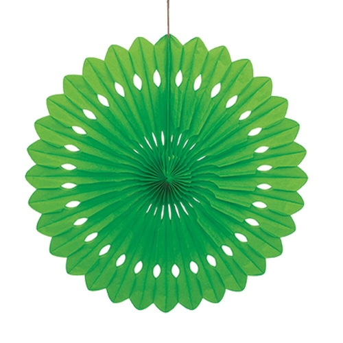 Decorative Fan 40cm Lime Green ea