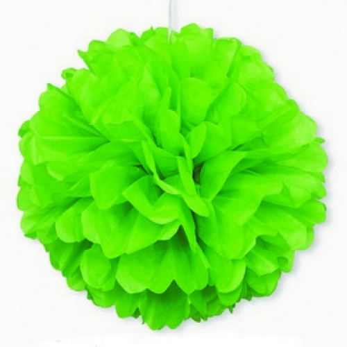 Puff Ball 40cm Lime Green ea