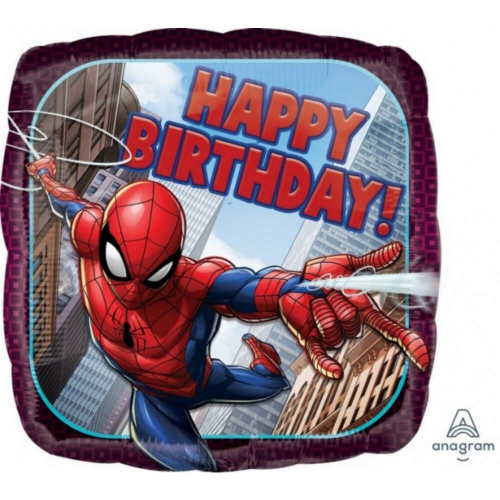 Balloon Foil 45cm Spider-Man Birthday Ea