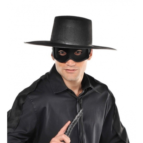 Mask Zorro Adult Black Ea