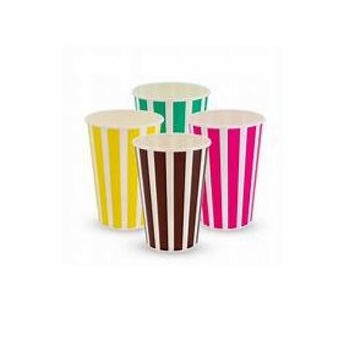 Cup Milkshake 22oz Pk 42 SW Candy Stripe Mix colour