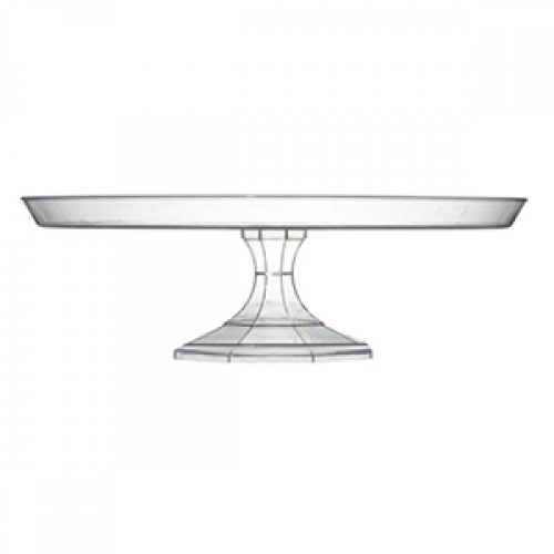 Cake Stand Clear 11.75inch Ea
