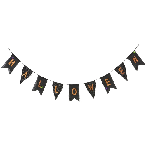 Halloween Pennant Garland 3m Ea LIMITED STOCK