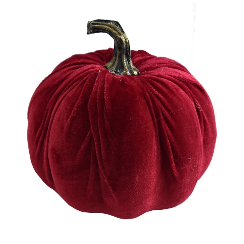 Pumpkin Velvet Red 19cm Ea LIMITED STOCK